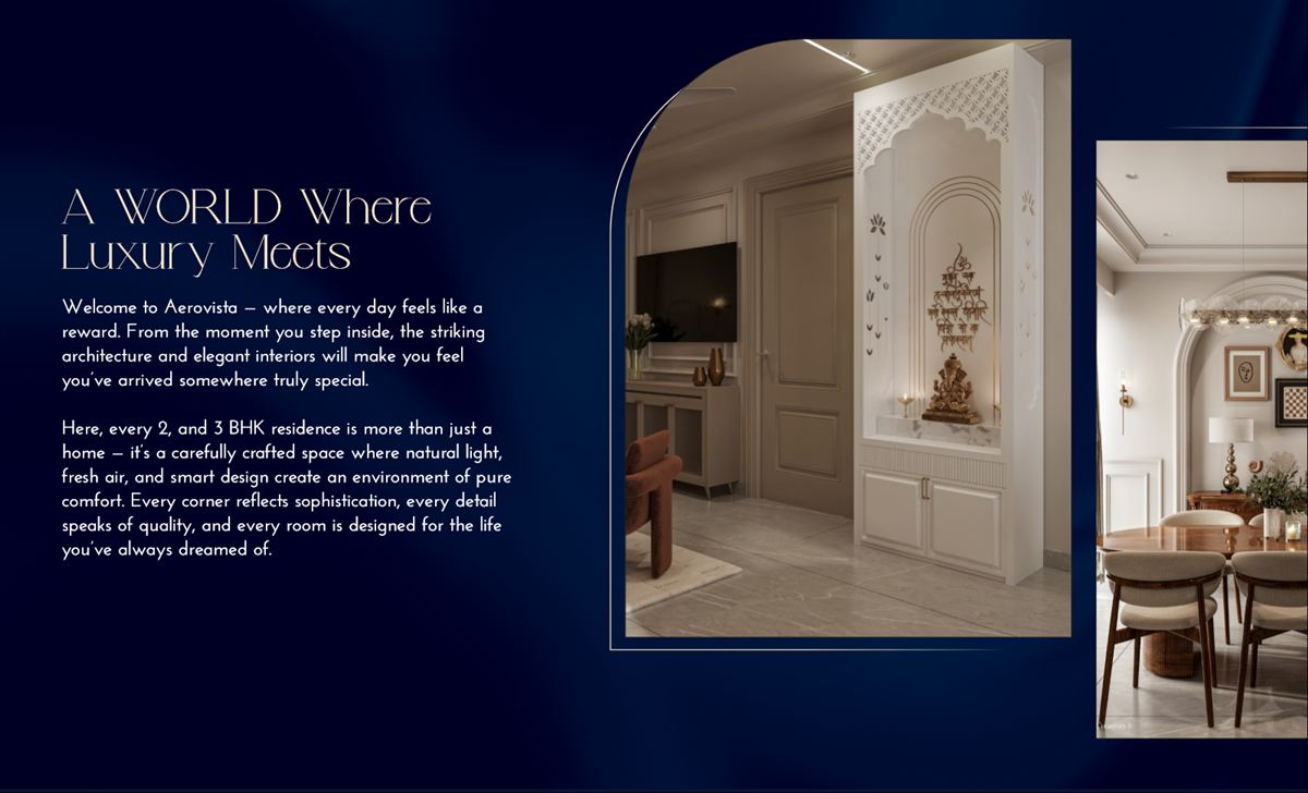 Interior lift lobby